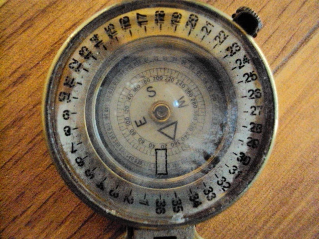Boussole Nautique Ancienne En Laiton Stanley London 1885 - Boîte Cuir, Style Vintage
