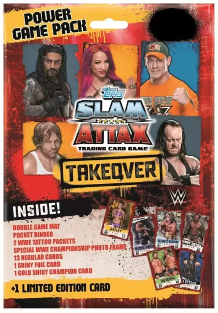 WWE Slam Attax Takeover Topps Pick Your Own Champion Wrestling Trading Card