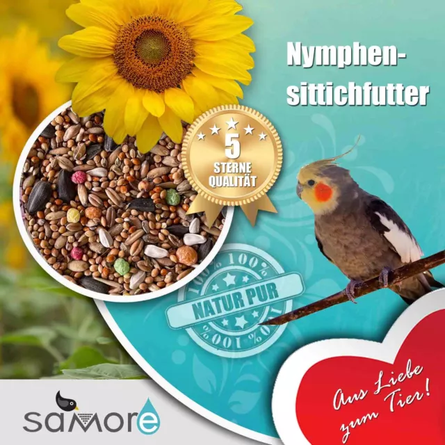 25 kg Nymphensittichfutter Großsittichfutter Ziervögel Vogelfutter