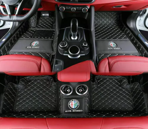 Fit For Alfa Romeo Giulia Stelvio Anti-Slip Waterproof Car floor mats 2017-2023