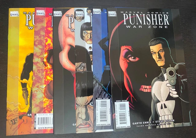 PUNISHER WAR ZONE #1-6 (Marvel Comics 2009) -- #1 2 3 4 5 6 -- FULL Set