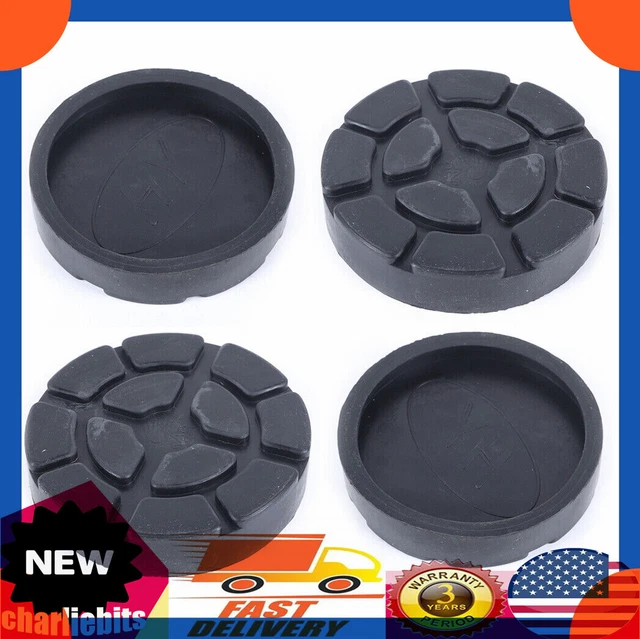 4pcs Round Rubber Arm Pad Auto Truck Hoist Lift Pad Force Hydra Lift Accessories