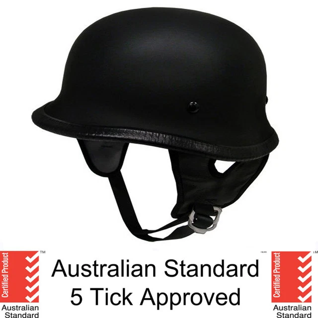 Ahr dot german style motorcycle half helmet open face sales cruiser chopper biker skull cap helmet
