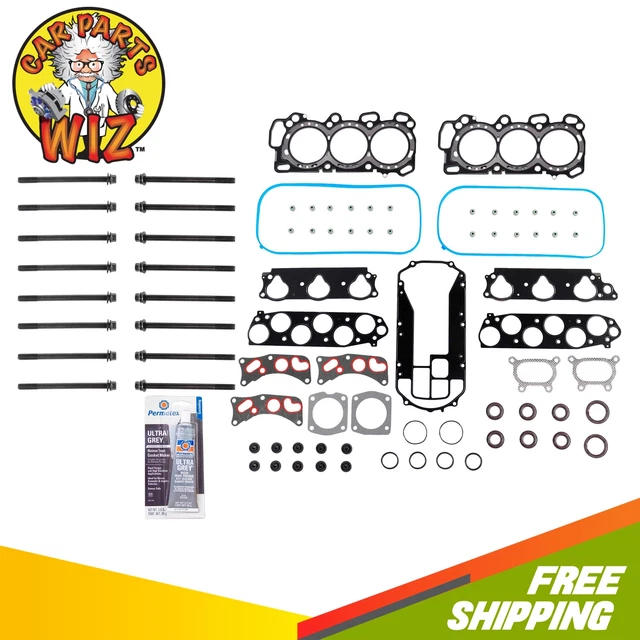 Cylinder Head Set with Head Bolt Kit Fits 03-10 Acura MDX 3.5L V6 SOHC