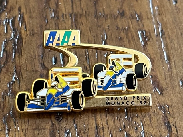 a PINS PIN ENAMEL F1 FORMULE 1 GP MONACO 92 ARTHUS BERTRAND