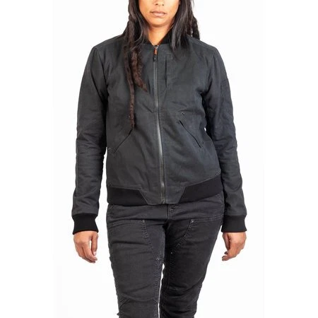 DOVETAIL WORKWEAR DWF19OW3-021-L Evaleen Trucker Jacket - Dark Grey L