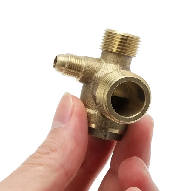 GOLD JOINT ADAPTER Check Valve Air Compressor Male Thread Valve ...