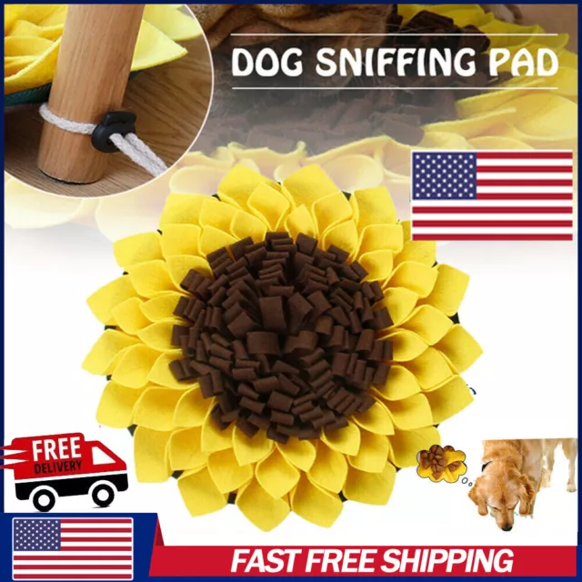 Dog Snuffle Mat Nose Training Sniffing Pad Pet Toy Feeding Game Cushion Blanket