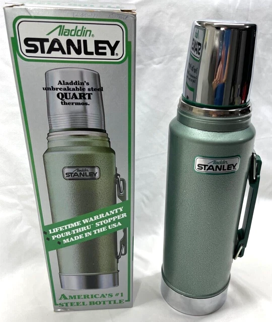 Vintage Aladdin Stanley No. A-944DH Quart Thermos With Box - Great Shape!