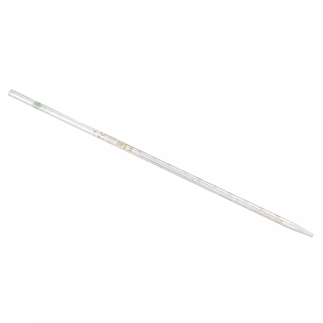 Gradué Compte-gouttes Pipettes 0.5ml Réutilisable Borosilicate Verre Pipette