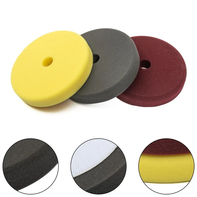 Set Di 8 Cuscinetti Lucidanti Per Auto | Morbida Microfibra Per Lucidatrice | Cofani Per Cera E Lucidatura 5-6 Pollici (13-15 Cm)