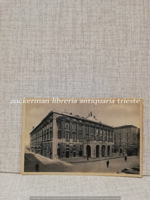 cartolina TRIESTE PIAZZA VERDI E TEATRO anni 20/30 ca