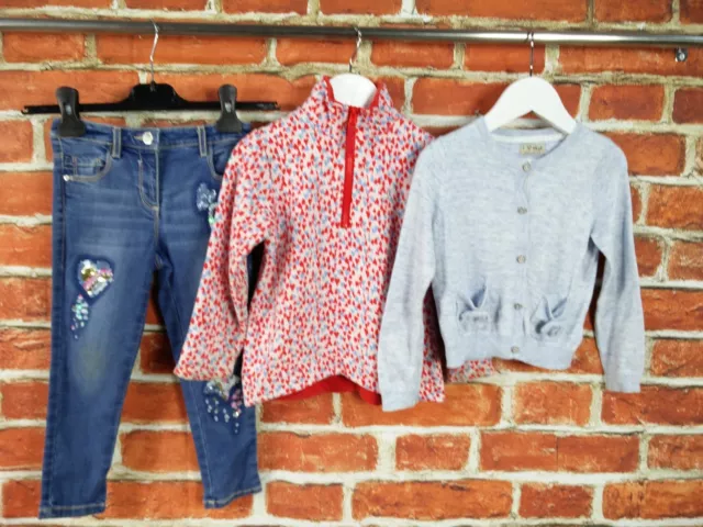 Girls Bundle Age 3-4 Years Next Joules Jeans Jumper Sweater Cardigan Kids 104Cm