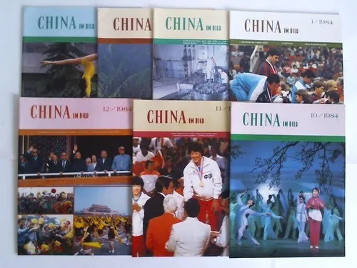 China im Bild: Illustrierte Monatszeitschrift - Jahrgang 1984. 7 Hefte (von ...