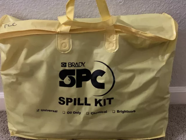 BRADY SPC ABSORBENTS SKA-PP Spill Kit, Universal, Yellow