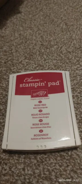 Stampin' Up Classic Ink Pad (old design) - Rose Red