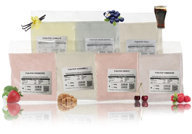 2x 1kg Zuckerwattezucker + 1kg GRATIS,bunter Zucker für Zuckerwatte,Maschine