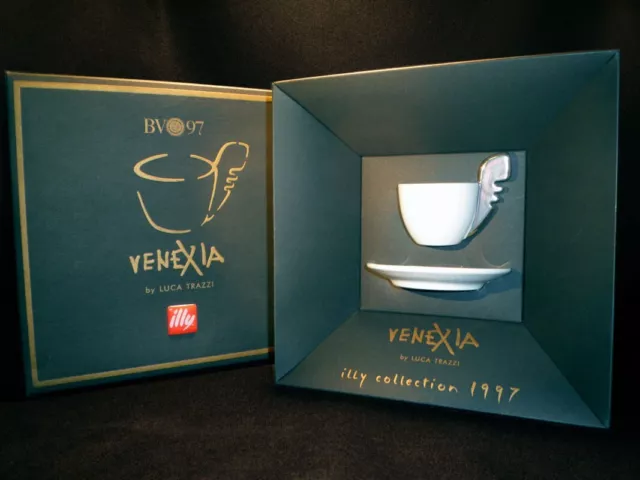 Venexia Platinum Luca Trazzi Illy Collection 1997 original unopened box