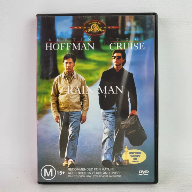 RAIN MAN DVD Melodrama Comedy Movie Dustin Hoffman & Tom Cruise Rated M15+  R4 $11.95 - PicClick AU