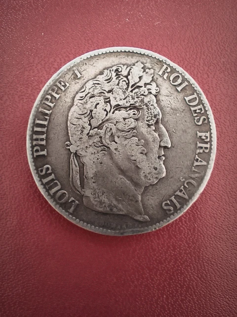 Broche En Argent - Pièce De Monnaie Louis-Philippe Ier (M2489) - Bijou Vintage
