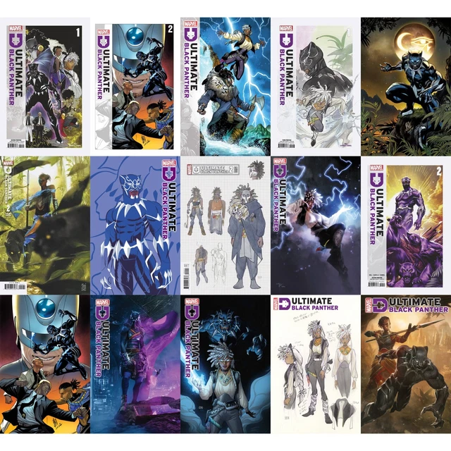 ULTIMATE BLACK PANTHER (2024) 1 2 3 Variants Marvel Comics COVER