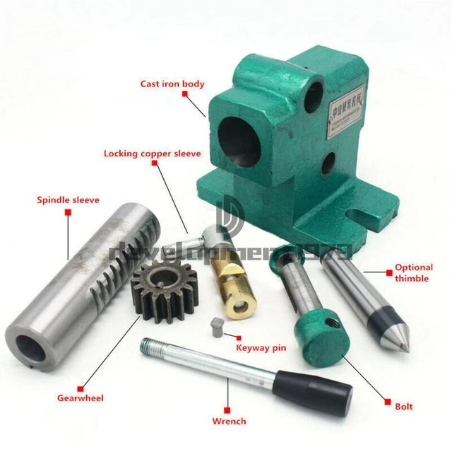 Simple Spindle Assembly LATHE TAILSTOCK ASSEMBLY DIY Simple Fast expansion Spindle tailstock ...