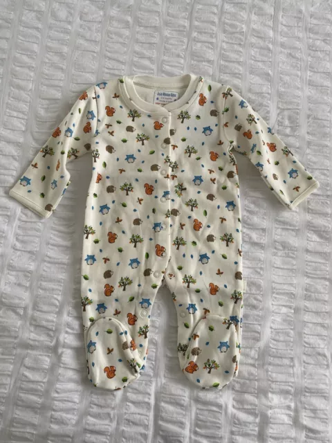 jojo maman bebe Woodland Sleepsuit - 0-3 Months