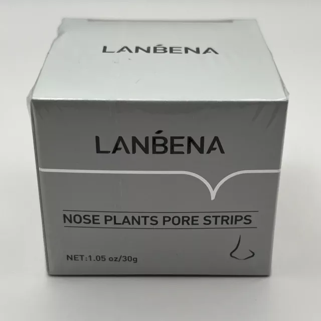 Lanbena Nose Plants Pore Black Head Strips (1.05 oz, LB6283)