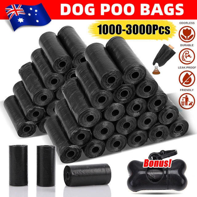 3000 PCS Pet Dog Poo Poop Bags Puppy Waste Biodegradable Bag Disposable BulkOpen