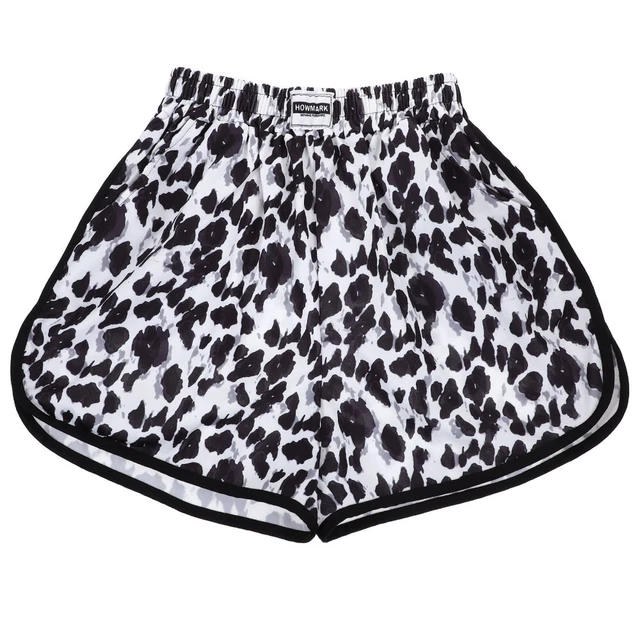Pantaloncini Donna Estate Leopardato Stampati Allentati Casual Vita Elastici Pantaloni