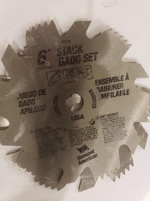 VERMONT AMERICAN NEW - 6" STACK DADO Blade(s)