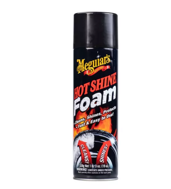 Meguiar's Hot Shine Tire Foam, G13919, 19 oz, Aerosol