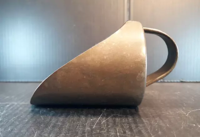 Primitive Metal Tin Scoop Sugar Flour Hand Made Turn Of The Century 1900