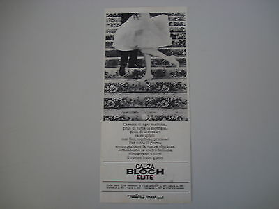 advertising Pubblicità 1964 CALZE BLOCH 