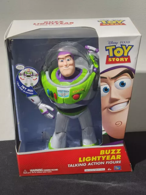 Buzz Lightyear Talking Original Toy Story Disney Pixar Think Way Figure Boxed