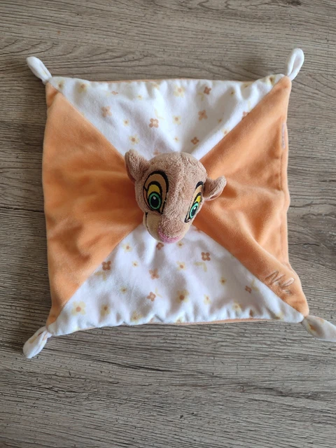 Doudou Plat Lionne Nala Le Roi Lion Orange Blanc SIMBA TOYS DISNEY