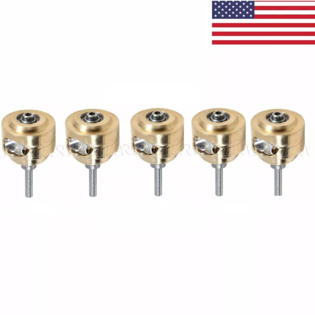 5xDental original Replacement Cartridge Rotor Turbine for High Handpiece YDA4 US