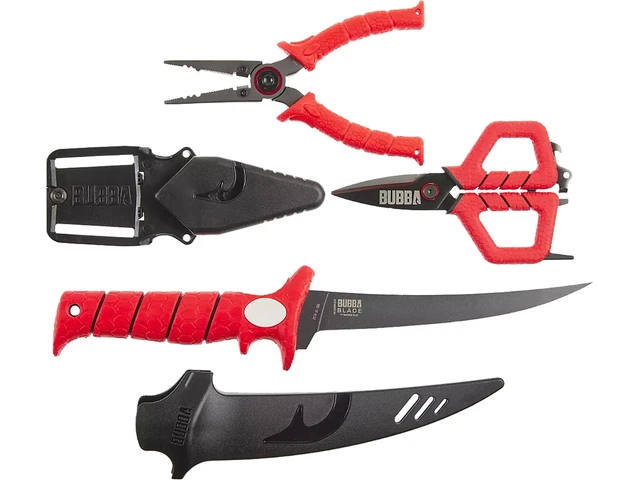 Bubba Ultimate Fishing Knife, Shears, Pliers Combo Set 1188534