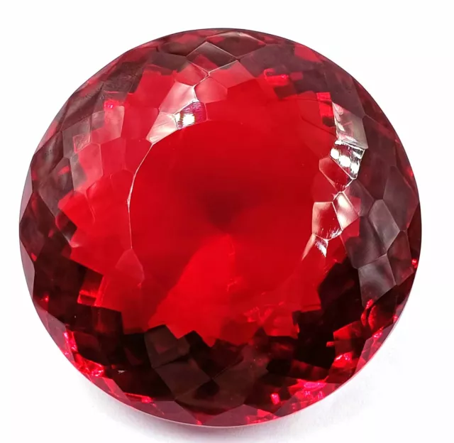 Fantastic Piece 699 Ct Red Topaz Round Cut Egl Certified Stone Loose Gemstone