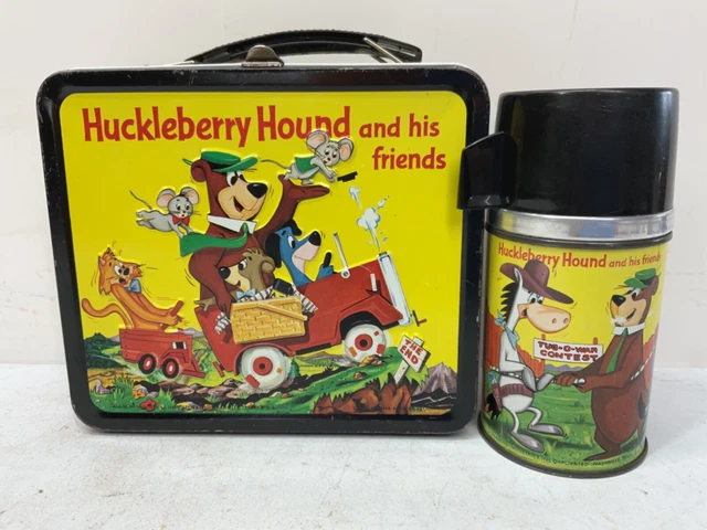Vintage Yogi Bear And Friends Lunchbox And Thermos