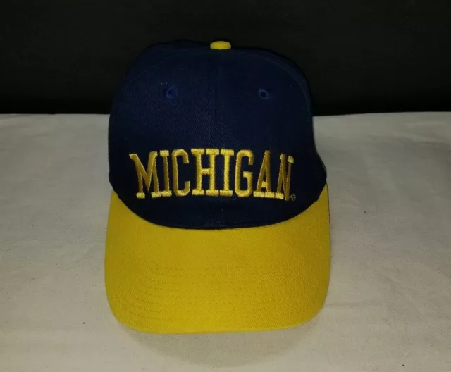 VTG Michigan Wolverines Nike Air adjustable Hat Cap NCAA Football