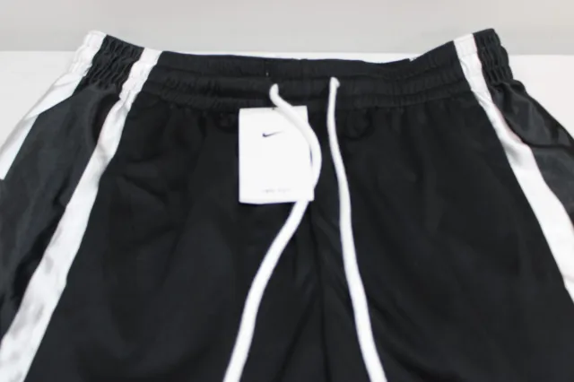 Nike Mens Black DRI-FIT Elite Basketball Shorts DH7142-011 White Stripe New 2