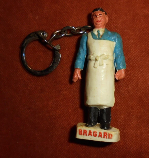 Ancien Porte-Clé Figurine Gervais Glace Esquimau - Entracte Cinéma Années 60