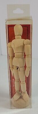Modelo de figura de maniquí de madera articulada de 4,5" para dibujo y dibujo de artista 2006