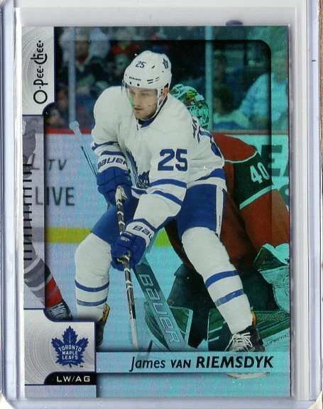 2017-18 O-Pee-Chee hockey Rainbow foil parallel #469 James Van Riemsdyk