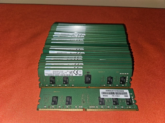 SAMSUNG 8GB 1RX8 PC4-2666V-RD1-12 ECC REG Server Memory