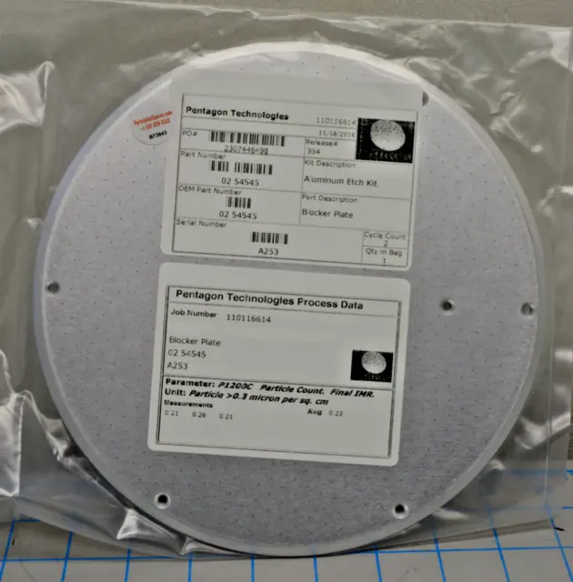 02-54545 / Blocker Plate From Aluminum Etch Kit / 	Pentagon Technologies