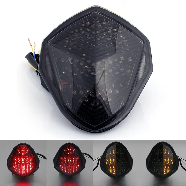 Integrated LED TailLight Turn Signals for Suzuki GSXR 1000 2003-04 Smoke