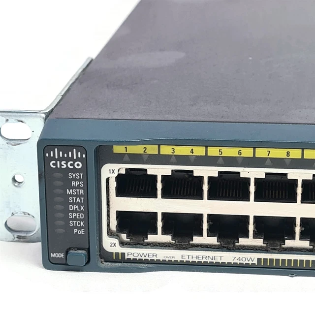 CISCO CATALYST 2960 S Series PoE+ 48 Ports Managed Switch EUR 334,98 ...