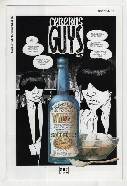 CEREBUS  #207   DAVE SIM   (AARDVARK-VANAHEIM)  VF  or  BETTER!!